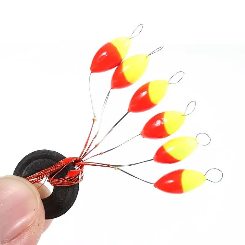 AUGUSTINA Fishing Accesories Oval Fishing Float 240pcs Floating Beans Seven-star Float Carp Fishing Mini Fishing Stopper Fishing Tackle Mixed color Fishing Buoys Fishing Float Bobber/Multicolor