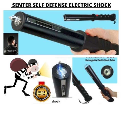 Self Defence Senter Tongkat Serbaguna Electric Shock Sirene M809 114140