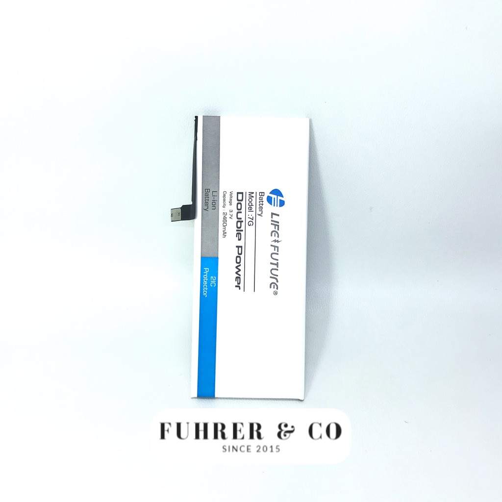 Baterai Battery Batre Double Power iP 7 2460MAH Brand LifeFuture