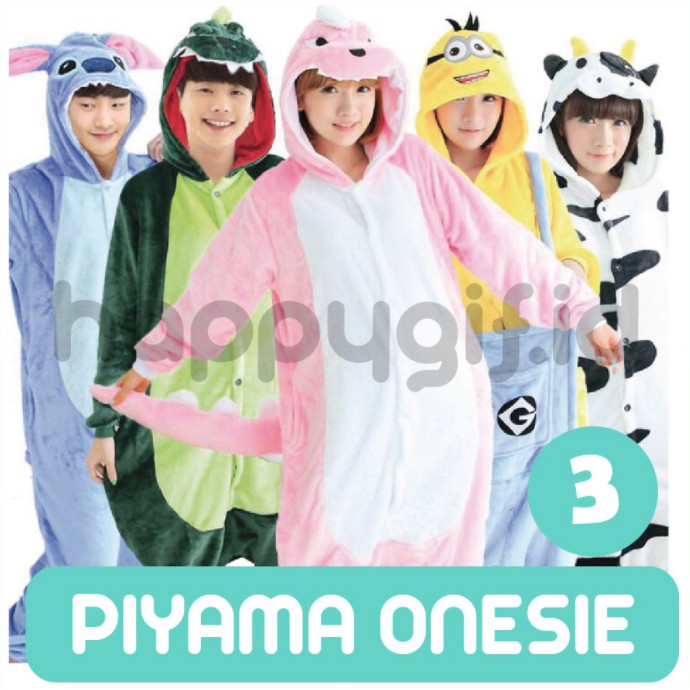 KIGURUMI KOSTUM ONESIE BAJU PIYAMA KARAKTER DEWASA 3