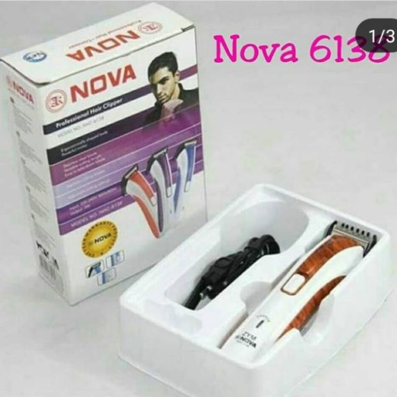 Alat Cukur Rambut Waer NOVA NHC-6138 Kumis / Jenggot / Cukuran Elektrik