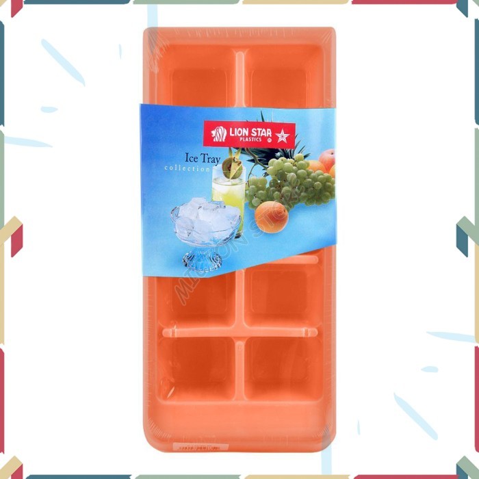 

MICTON Lion Star Cetakan Es Batu Puding Ice Tray 003 IT-7 Orange