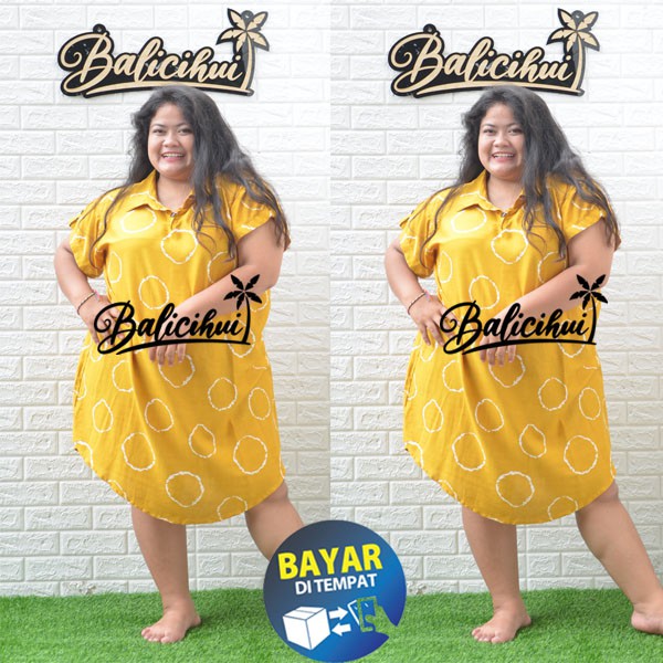 Balicihui Tunik Jumbo Tunik Wanita Tunik Big Size Tunik Plus Size Tunik Bali Top Atasan Wanita