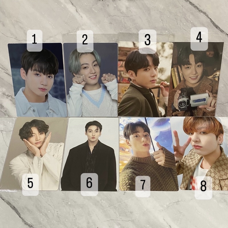 Official BTS Jungkook JK pc mini photocard mpc ptd swz sys armybomb sowoozoo permission to dance lit