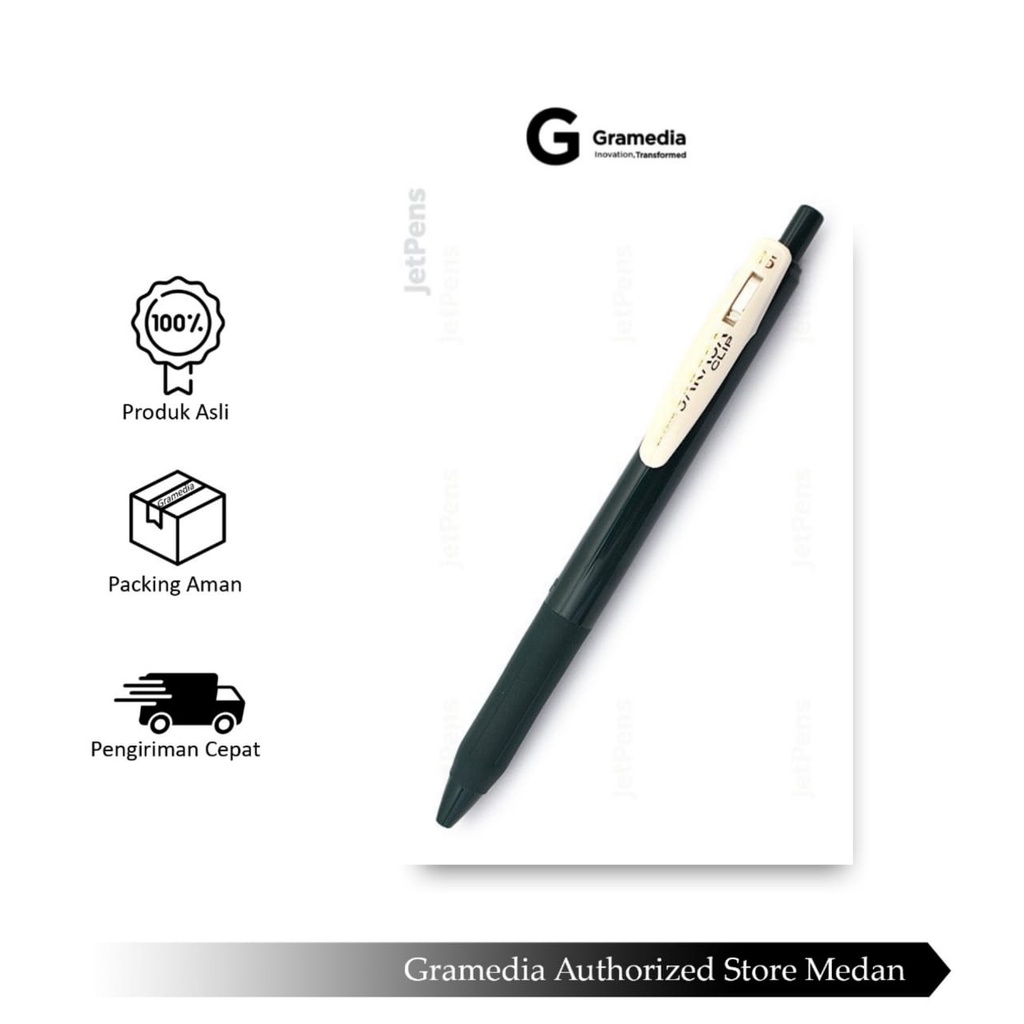 

Gramedia Medan - ZEBRA SARASA CLIP 05 VINTAGE GREEN BLACK