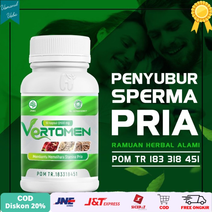 

◾COD◾ VERTOMEN PENYUBUR PRIA BPOM ORIGINAL