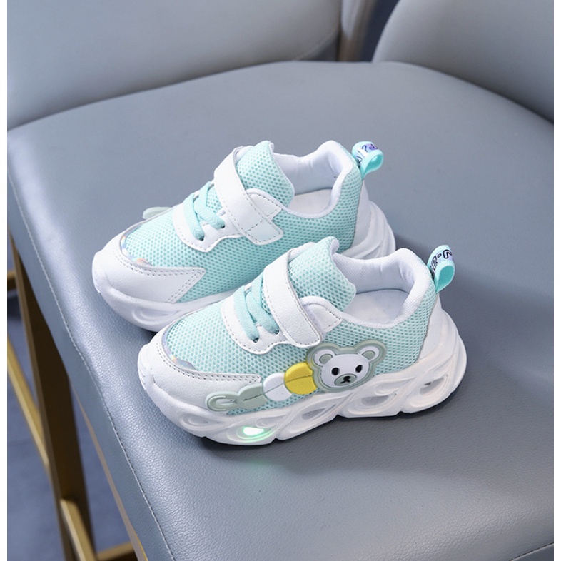 babyfit WULEDD [21-30] sepatu lampu LED shoes sneakers anak sekolah import gs-0913r