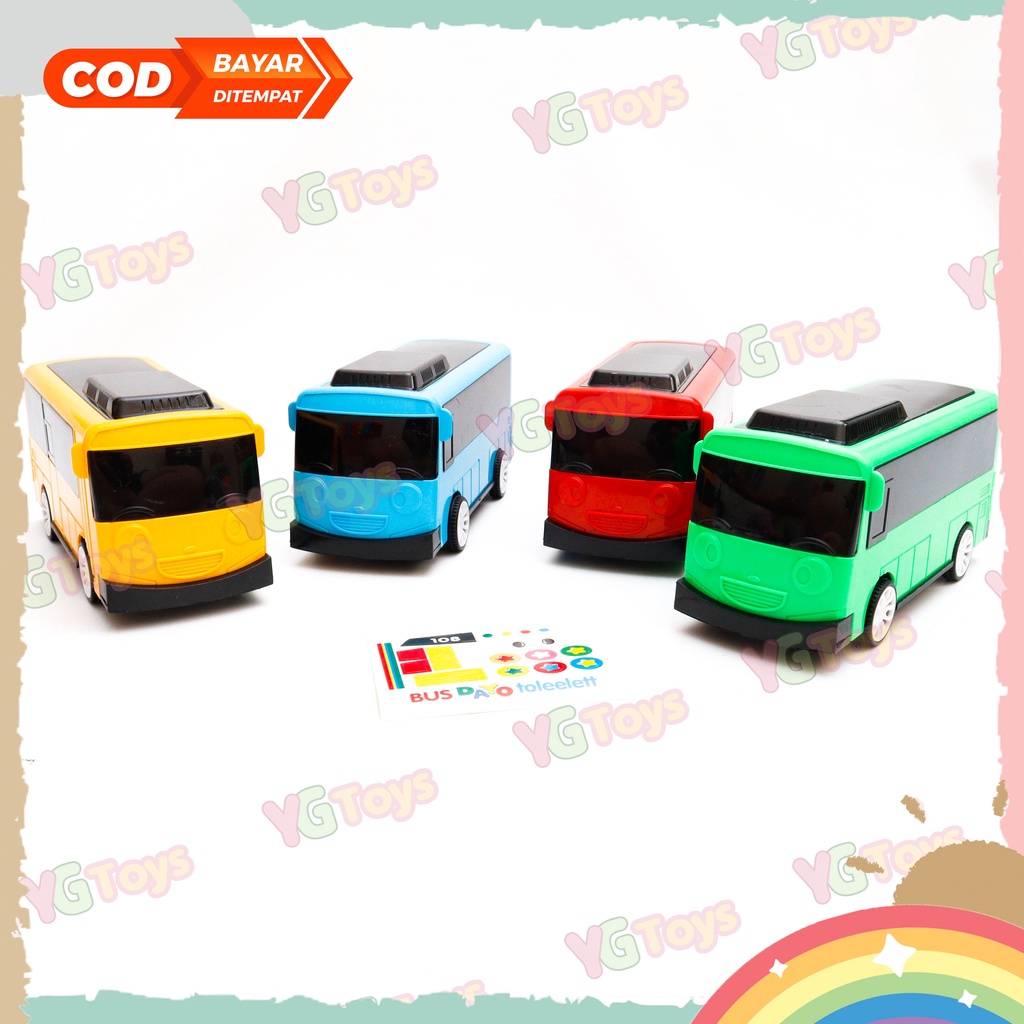 YGtoys Mainan Mobil Tayo Besar Jumbo The Little Bus Bis Tayo Mainan Anak Mobilan Dorong