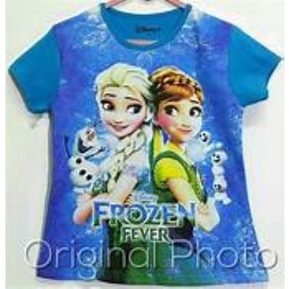 KAOS ANAK PEREMPUAN FROZEN UMUR 1-2-3-4-5-6-7-8-9-10-11-12 // ATASAN BAJU ANAK PEREMPUAN // GROSIR KAOS ANAK