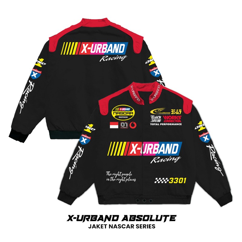 Nascar Jaket Racing / Naskar Jaket X Urband A225