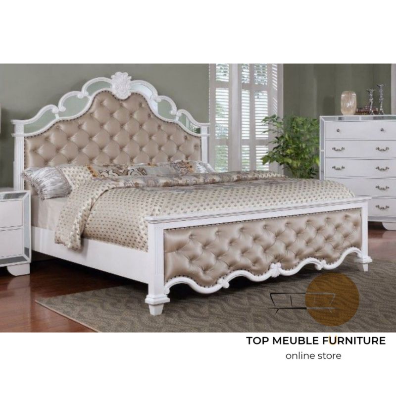 Dipan tempat tidur jok sandaran kaca