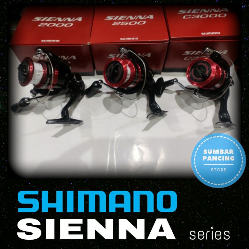 KATROL PANCING, REEL SHIMANO - SIENNA 1000.2000FG.2500HG.2500.C3000.4000