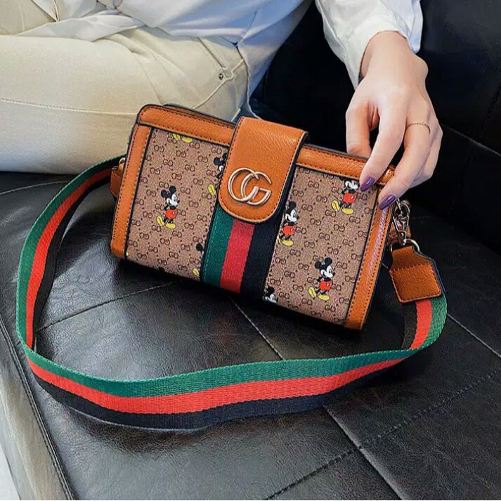 Tas Selempang Tali Gucci Mickey Karakter Disney