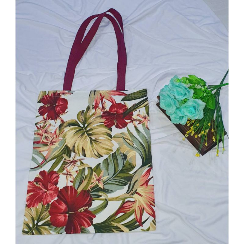 tas tottebag kanvas resletting tote bag