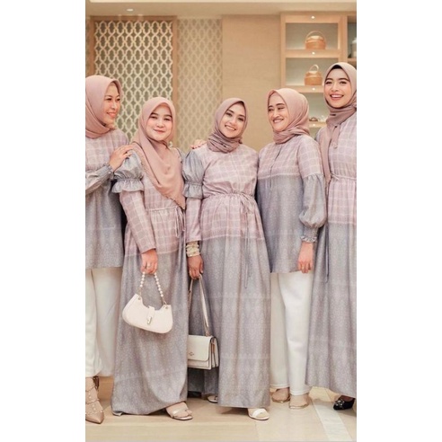 TWOTONE DRESS BY VANILLA HIJAB FIXDAPAT