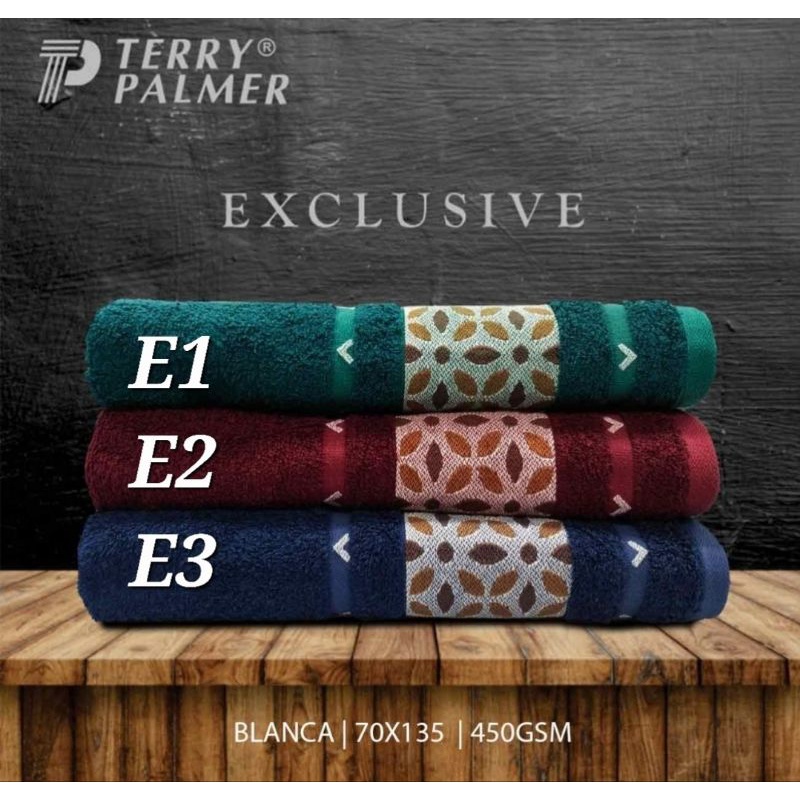 Handuk Terry Palmer Motif EXCLUSIVE 70x140 Premium Cotton Tebal Bagus Serap Air  BERKUALITAS