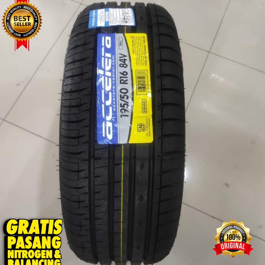 BAN AWET MURAH TUBLES RING 16 ACCELERA PHI-R 195 55 R16 BUKAN DUNLOP