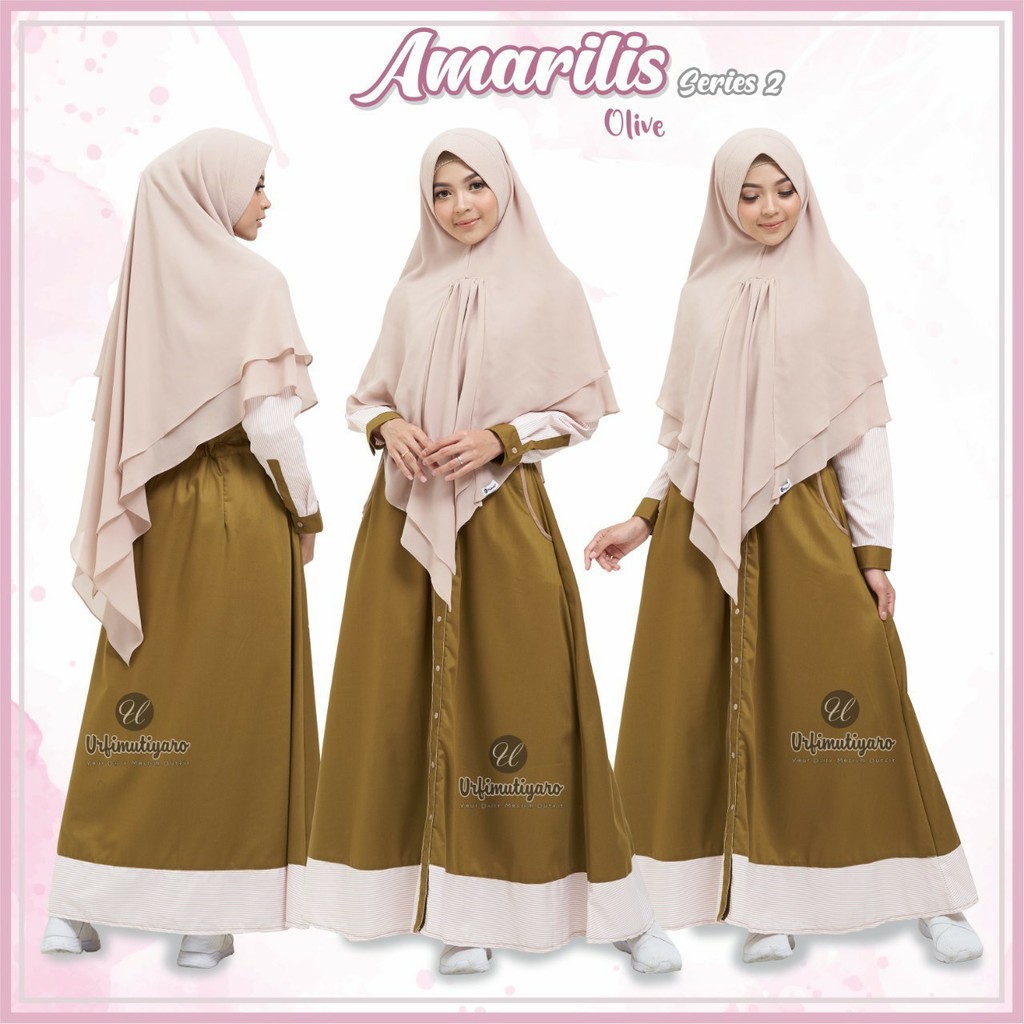 Amarilis Dress By Urfimutiyaro TOYOBO FODU GAMIS ONLY Cocok Utk Daily Travelling