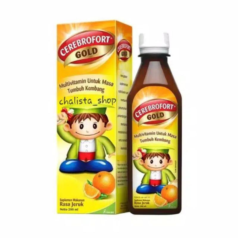 

CEREBROFORT GOLD rasa jeruk 200ml