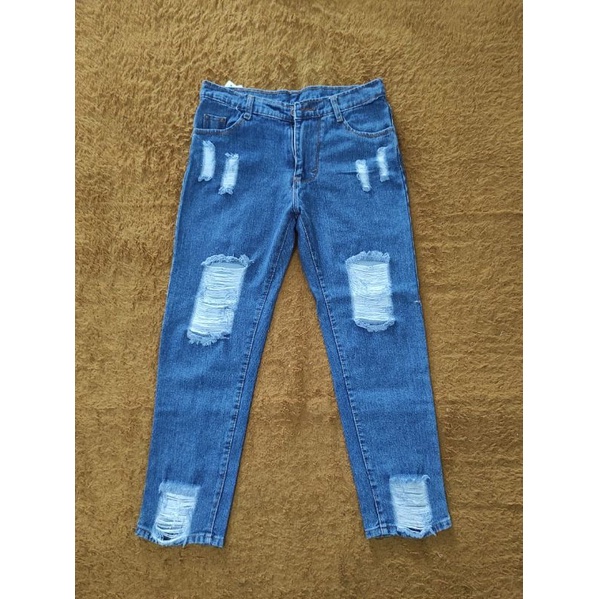 Jumbo Boyfriend Sobek Lapis Jumbo / Boyfriend Ripped Lapis Big Size 27-42