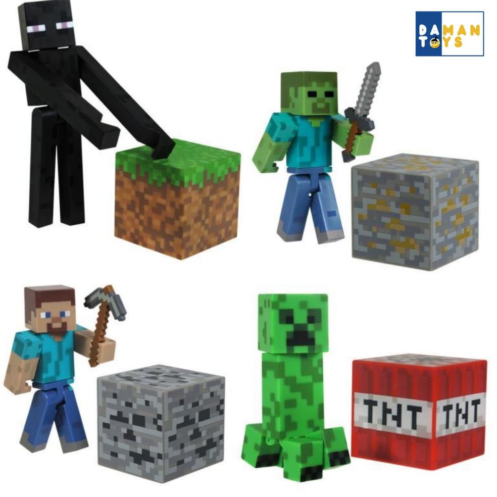 [KODE LJZ0R] Mainan Mine Craft Dungeons / Bricks Mine craft / Minecraft / Figure Mine craft /Mainan 