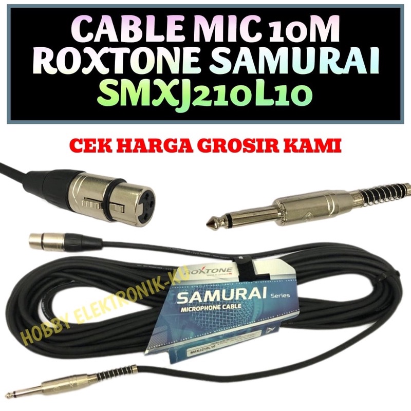 CABLE MIC 10M ROXTONE SAMURAI SMXJ210L10