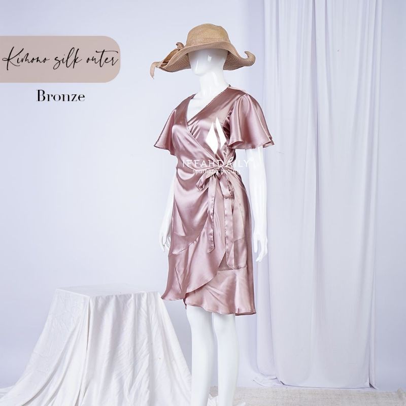 Kimono Silk Dress by Iffah Daily Wear