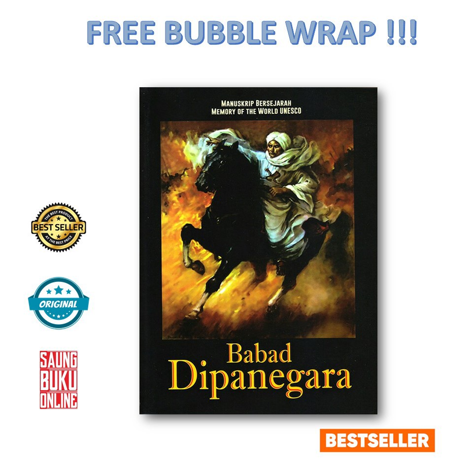 TERBARU !! BUKU BABAD DIPANEGARA (EDISI TERBARU
