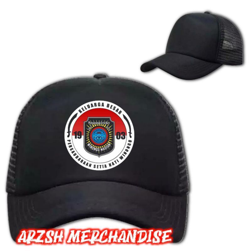 Topi Keluarga Besar SH Winongo - Topi Trucker Logo SH Winongo