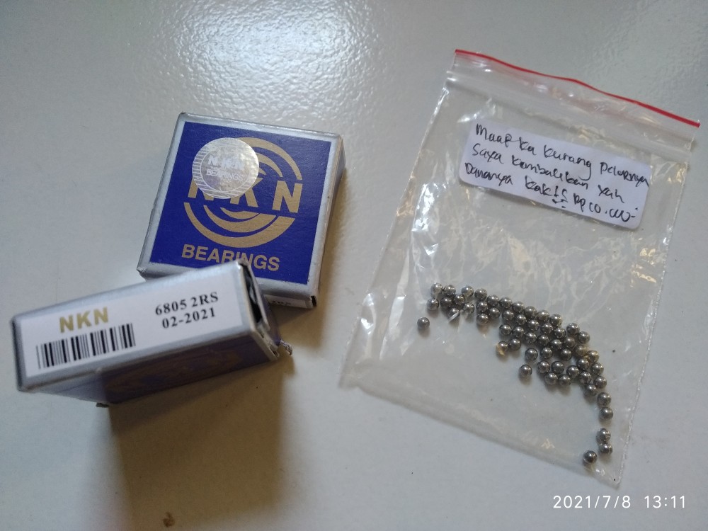 Stell Ball ⅛ Inc Pelor 31750mm