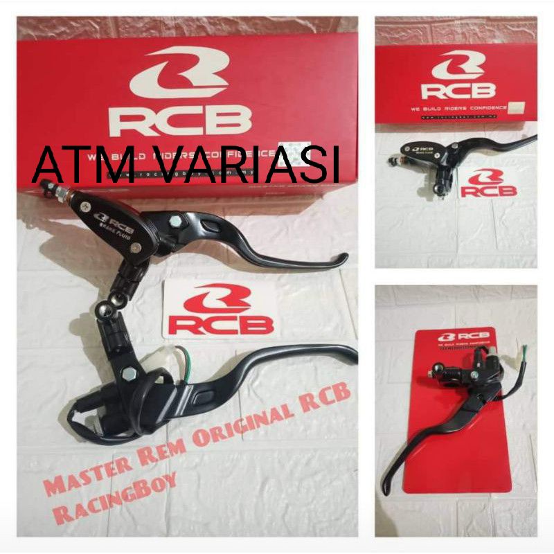 Handle Master Rem RCB Kanan Oval 14mm Dan kopling kiri E-2 Racingboy universal motor ninja, Vixion, 