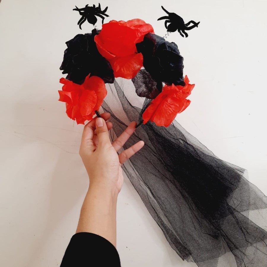 Bando Hantu Aksesories Rambut Halloween Cosplay Kostum Kuntilanak