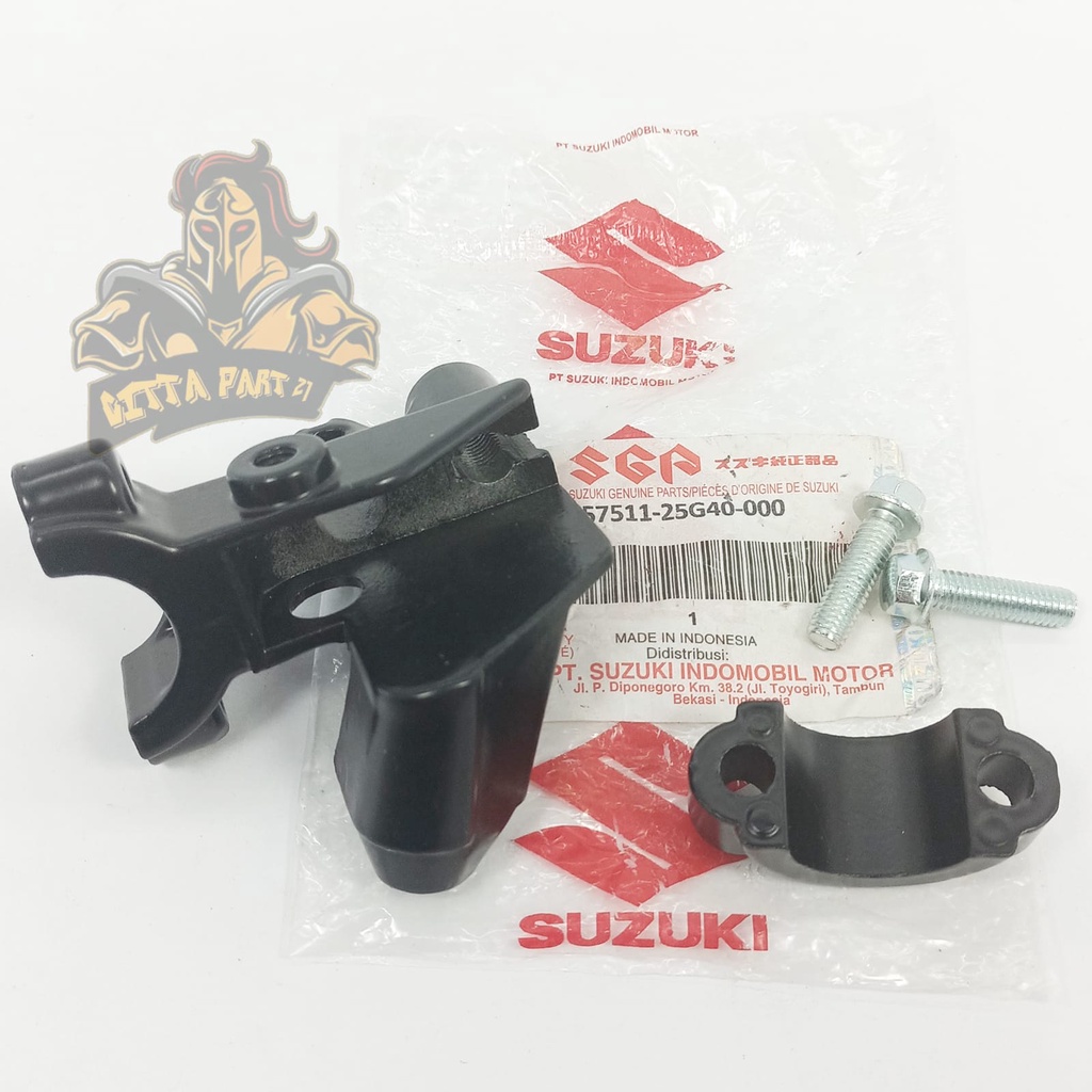 DUDUKAN SPION KIRI DRAT 12 SUZUKI SATRIA FU 150 KUALITAS ASLI ORIGINAL SUZUKI SGP PRESISI BESI BERKUALITAS DAN TEBAL TIDAK MUDAH PATAH DAN DIJAMIN AWET SATRIA  FU 150