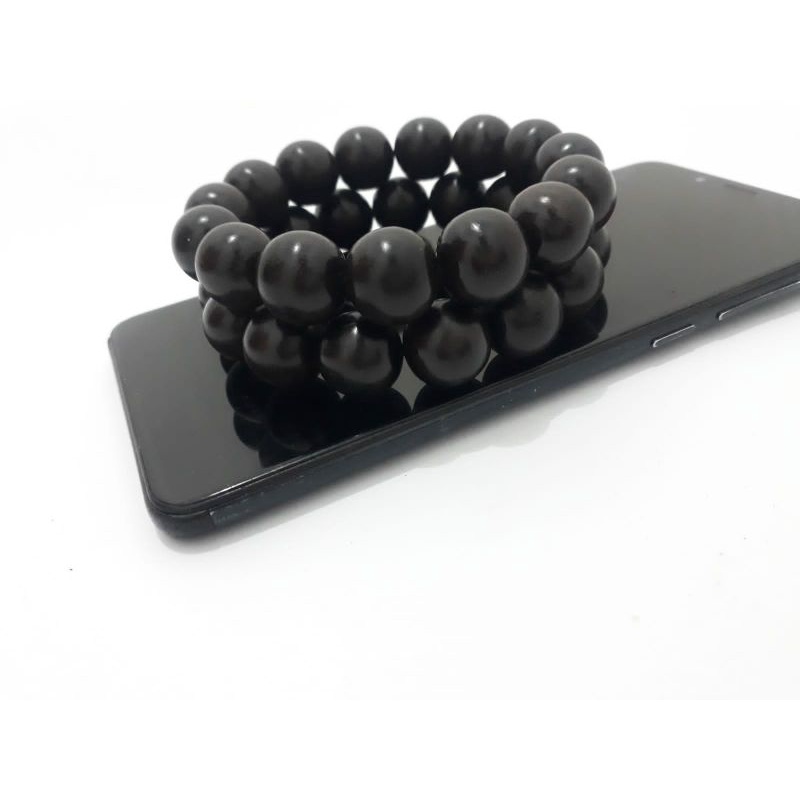 gelang kayu galih stigi hitam 14mm