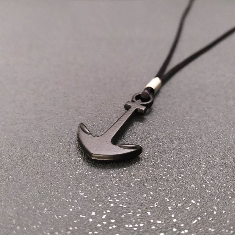 KALUNG TALI HITAM BANDUL JANGKAR BANDUL KALUNG KALUNG LIONTIN KALUNG PRIA KALUNG WANITA KALUNG TITAN