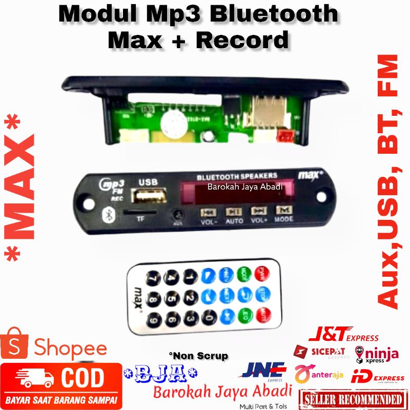 MODUL MAX MP3 BLUETOOTH + FM RADIO KIT MODUL MP3 BLUETOOTH