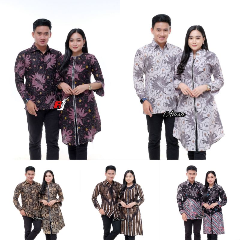 BATIK COUPLE KEMEJA TUNIK NEW ARIVAL DERSTRO BATIK COUPLE