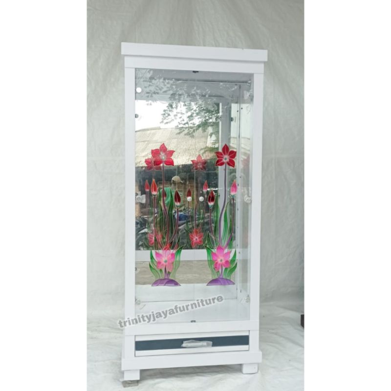 Lemari Pakaian Gantung Gamis Minimalis Kayu