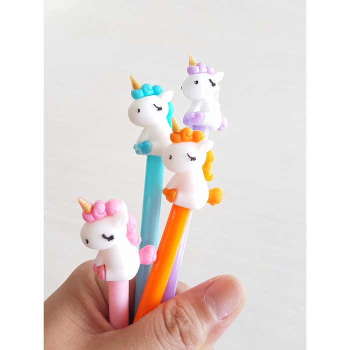 

Keren!! Pulpen Gel Unicorn Duduk 0.5mm