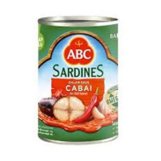 

ABC Sardines dalam saus Cabai 155