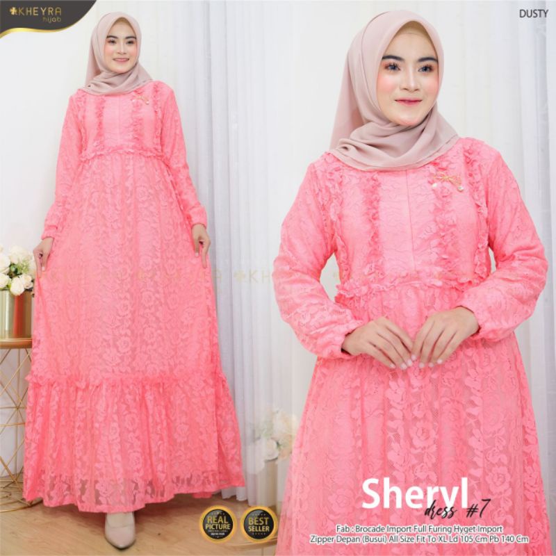 sheryl dress #7 Brokat by Kheyra Hijab