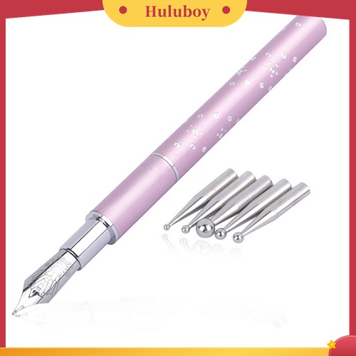 Huluboy Huluboy♡ Set Pen Brush Nail Art DIY Untuk Salon Manicure