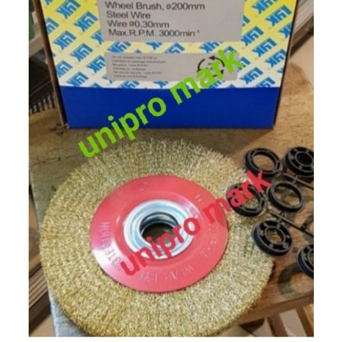 SIKAT PIRING 8 IN KAWAT KUNINGAN 200 MM-8 IN