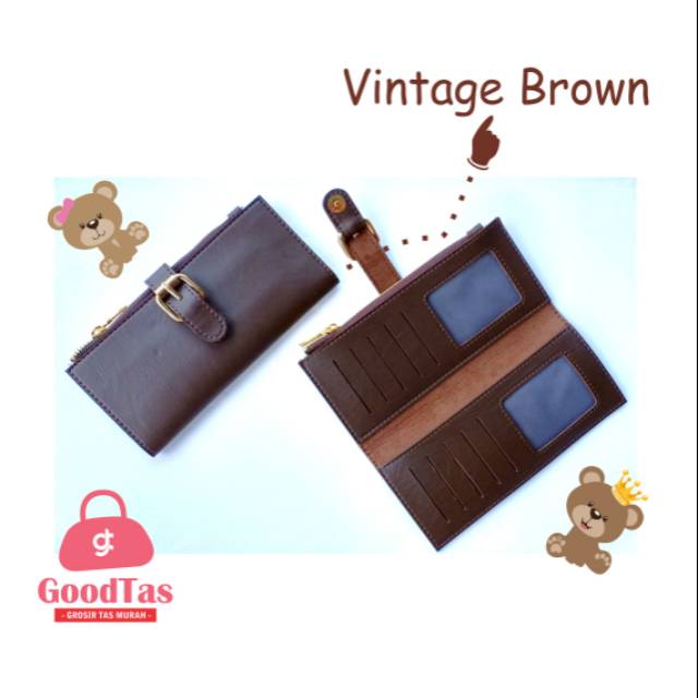 Wallet vintage brown