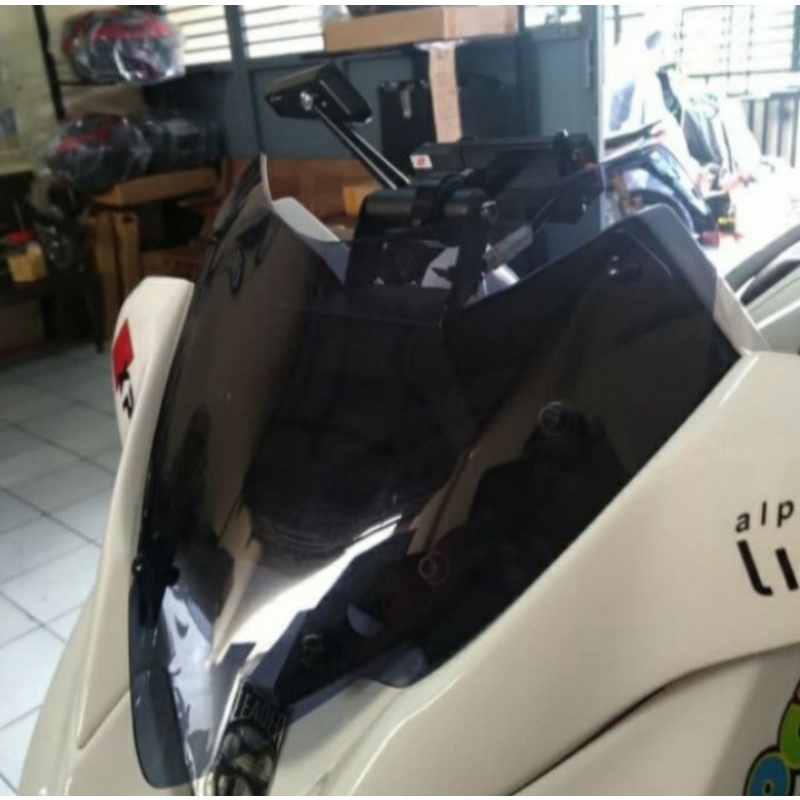 WINDSHIELD VISOR TAMENG DRPAN YAMAHA XMAX MODEL EROPA BY SECTBIL