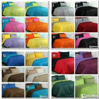 Sprei Katun 180x200x20 - Polos