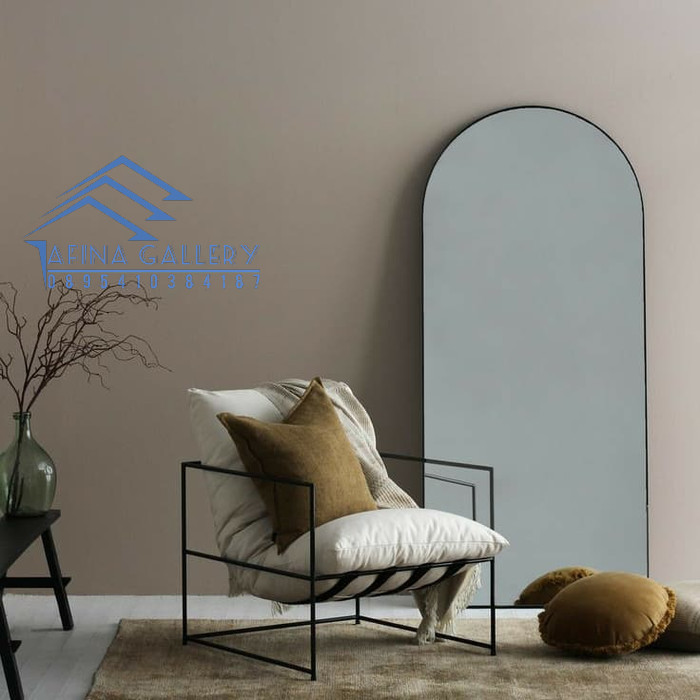 cermin standing besi || cermin standing mirror