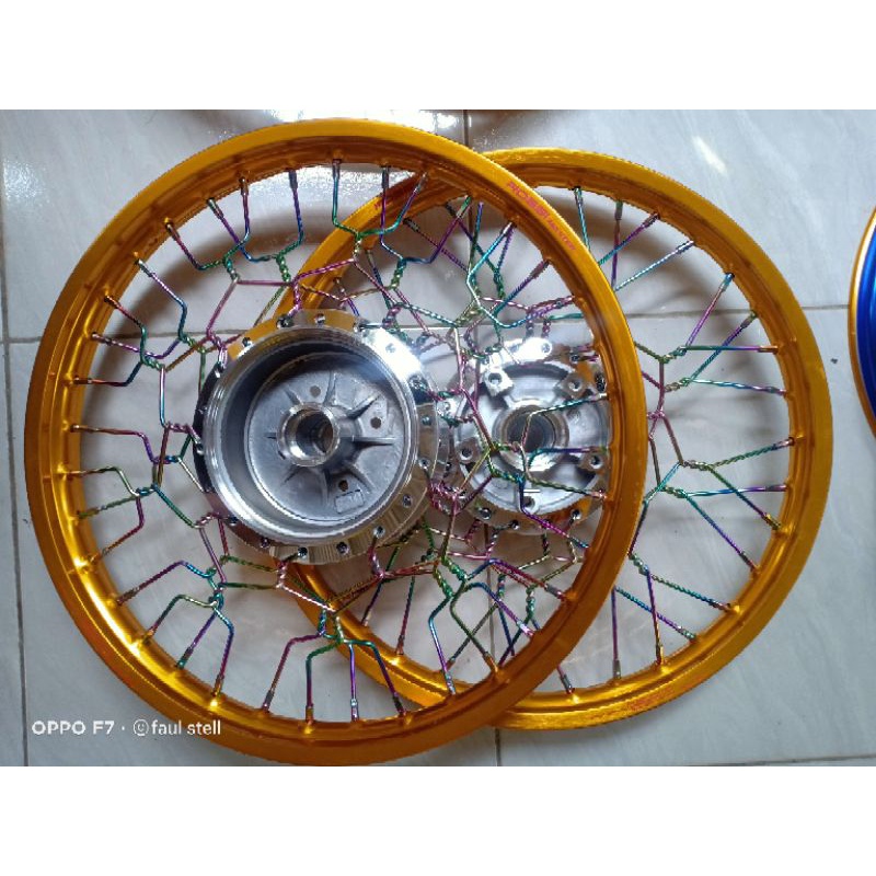 velg paketan jari jari kepang Vixion old/lama