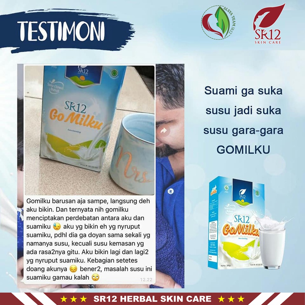 Produk Terlaris !!! Go Milku SR12 Susu Kambing Etawa Bubuk 200gram | Go Milku Susu SR12 Etawa Halal Terbaik | Susu Kambing Gomilku | Susu Etawa Susu Herbal