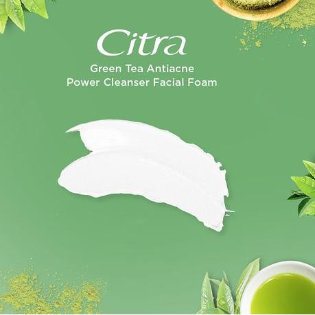 [KODE PRODUK 53] Citra Cream Wajah Green Tea 40 G - Moisturizer Kulit Berminyak, Anti Acne, Perawata